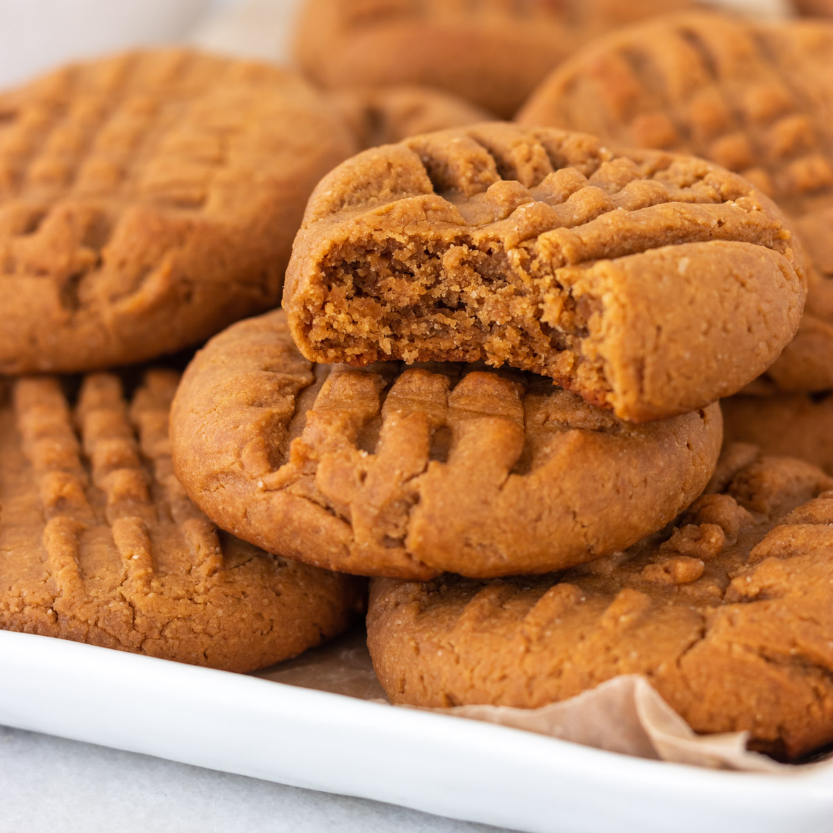 Oat Flour Peanut Butter Cookies (Vegan & GlutenFree)