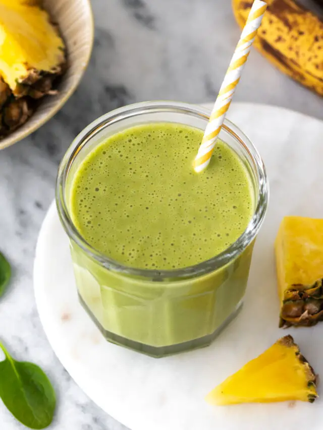 Pineapple Spinach Smoothie
